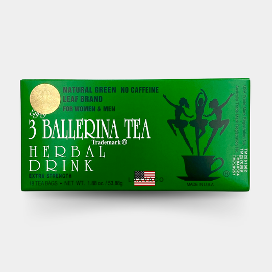 3 Ballerina Tea Herbal Drink – Extra Strength | Caffeine-Free Herbal Blend