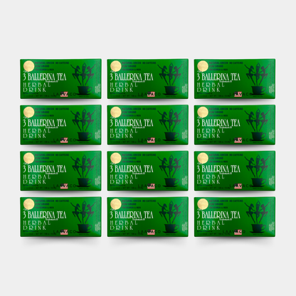 3 Ballerina Tea Herbal Drink – Extra Strength | Caffeine-Free Herbal Blend